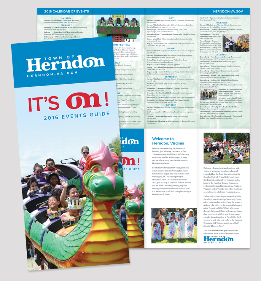 Herndon Events Guide front