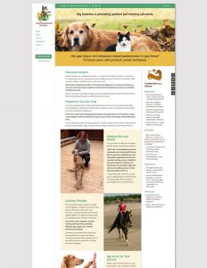 animal behaviour business website 3