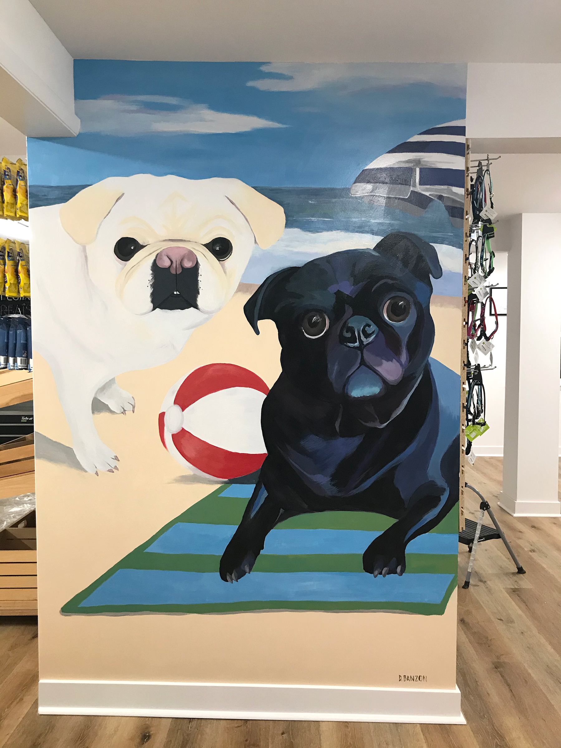 custom painted mural